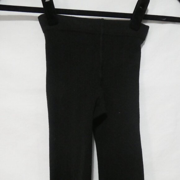 Source Unknown | 9 inch waist measured | Stretchy Girls Black Leggings - Picture 6 of 16